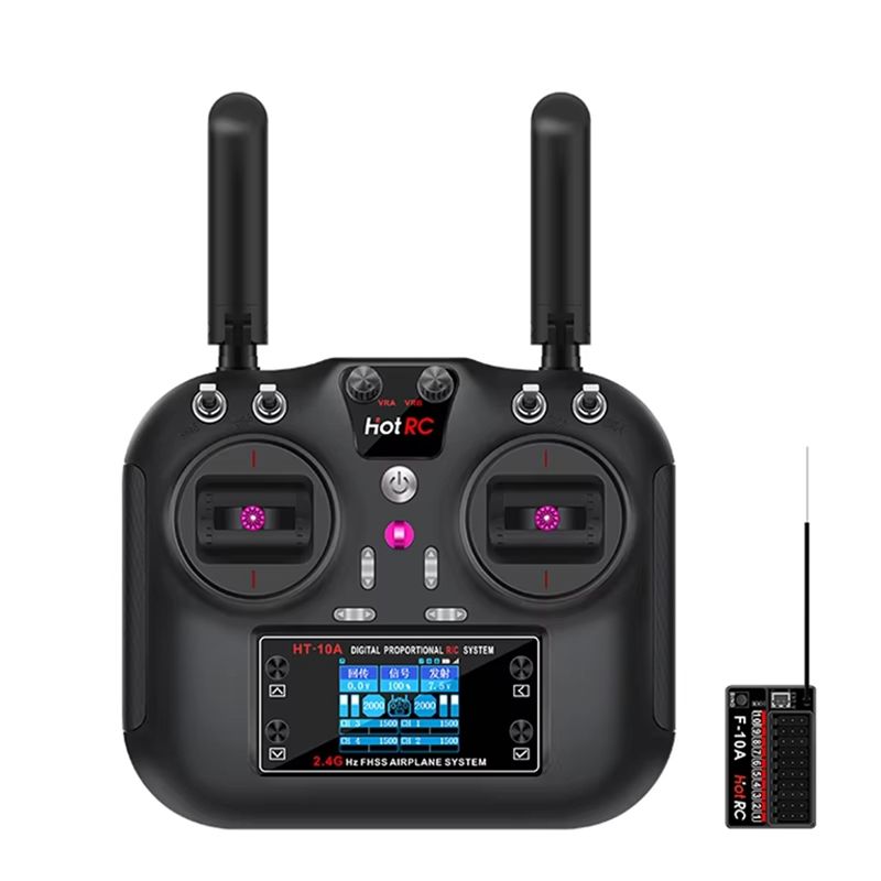 Drone Rc Boat - HOTRC HT-10A 2.4Ghz 10CH Remote Control