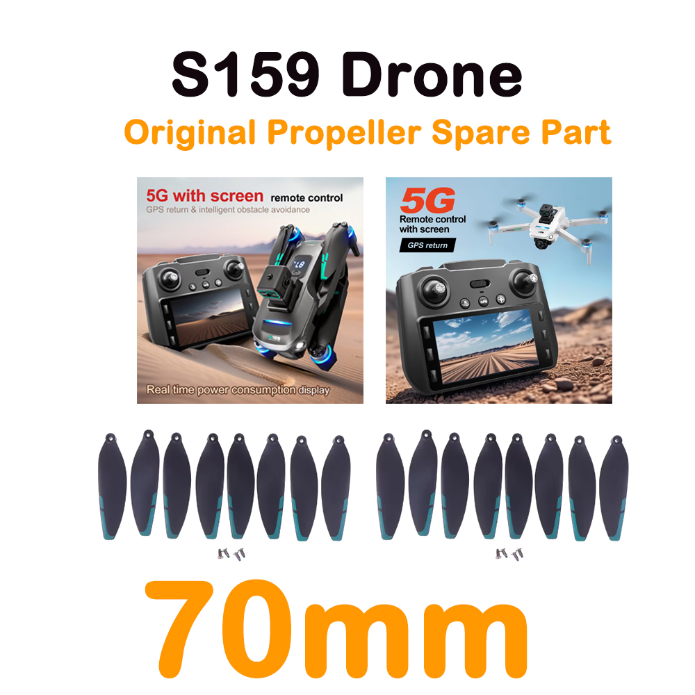Drone Rc Gps S159 - Wholesale 70mm S159 Propeller A B