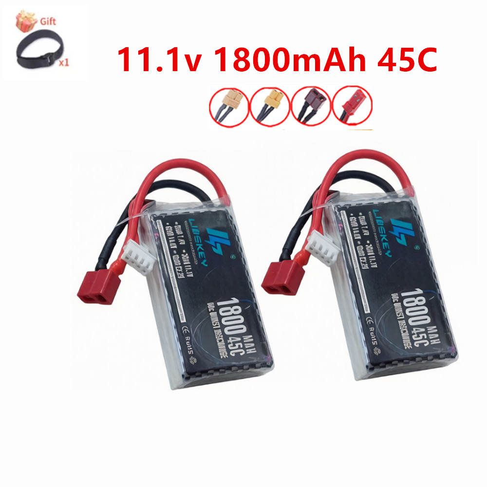 Drone Rc Truck - 3S 1800mAh Lipo Battery 11.1V 45C