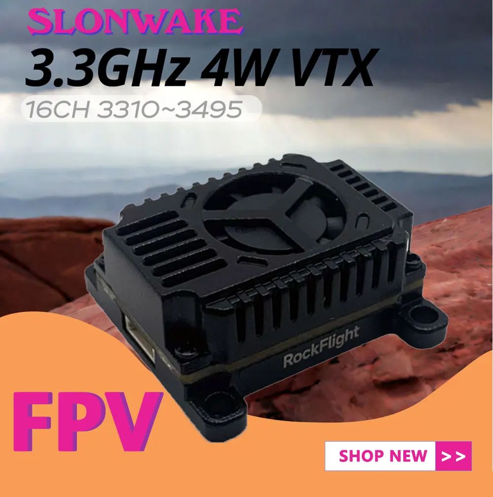 SLONWAKE FPV 3.3G 16CH 4000mW  - đánh giá và giá Vtx Video Transmitter