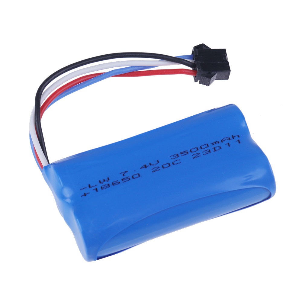18650 3500mAh 7.4V SM-4P Plug  - đánh giá và giá Drone Rc Truck