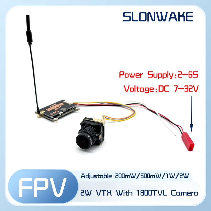SLONWAKE 5.8G 56CH 2W transmit - đánh giá và giá Quadcopter Frame