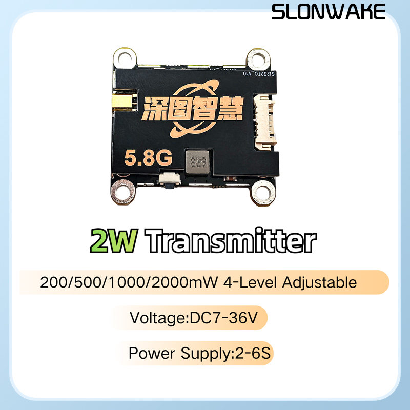 SLONWAKE 5.8G 56CH 2W transmit - đánh giá và giá Quadcopter Frame