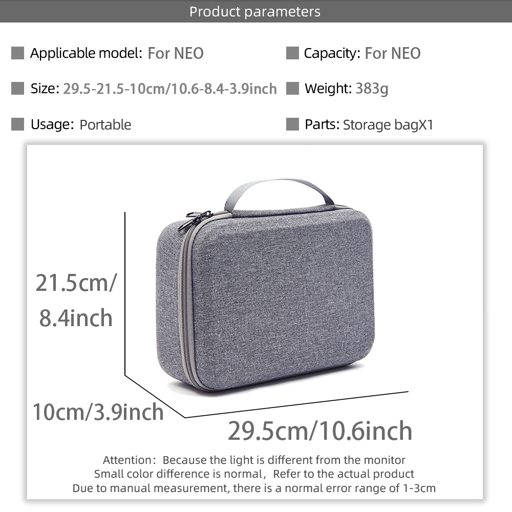 Shockproof Storage Bag For DJI - đánh giá và giá Drone Dji Rc N3