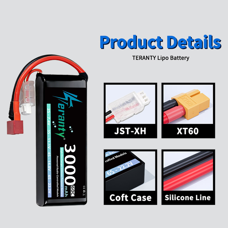 TERANTY 2S 3000mAh Lipo Batter - đánh giá và giá Drone Rc Truck