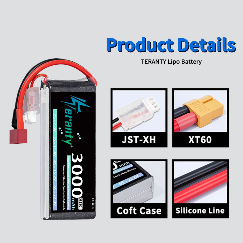 TERANTY 2S 3000mAh Lipo Batter - đánh giá và giá Drone Rc Truck