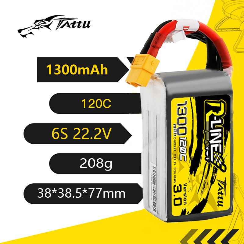 TATTU R-LINE 3.0 6S 22.2V 1300 - đánh giá và giá Drone Zll Rc
