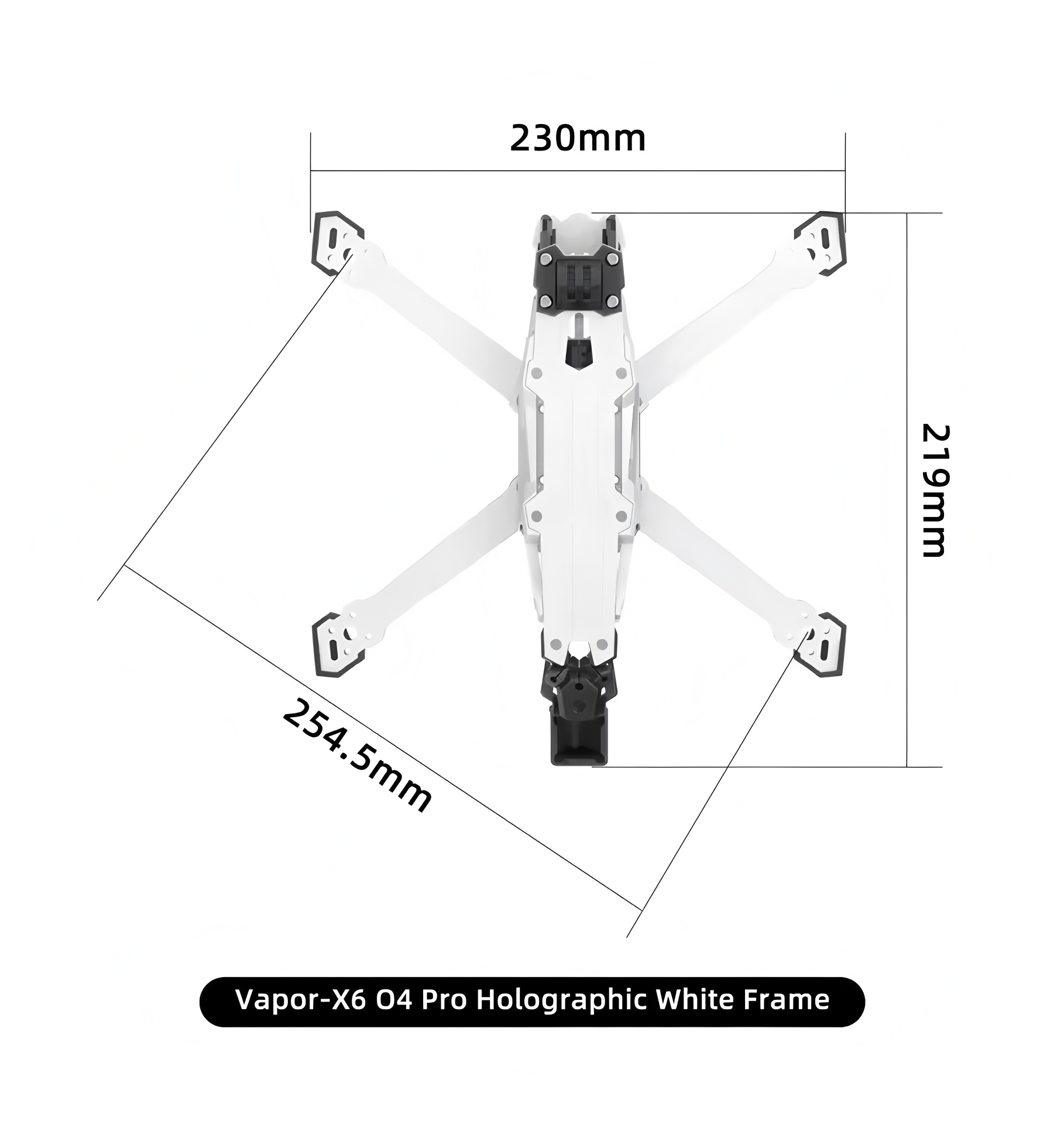 GEPRC Vapor D5/x5/x6 O4 Pro Fr - đánh giá và giá Quadcopter Frame