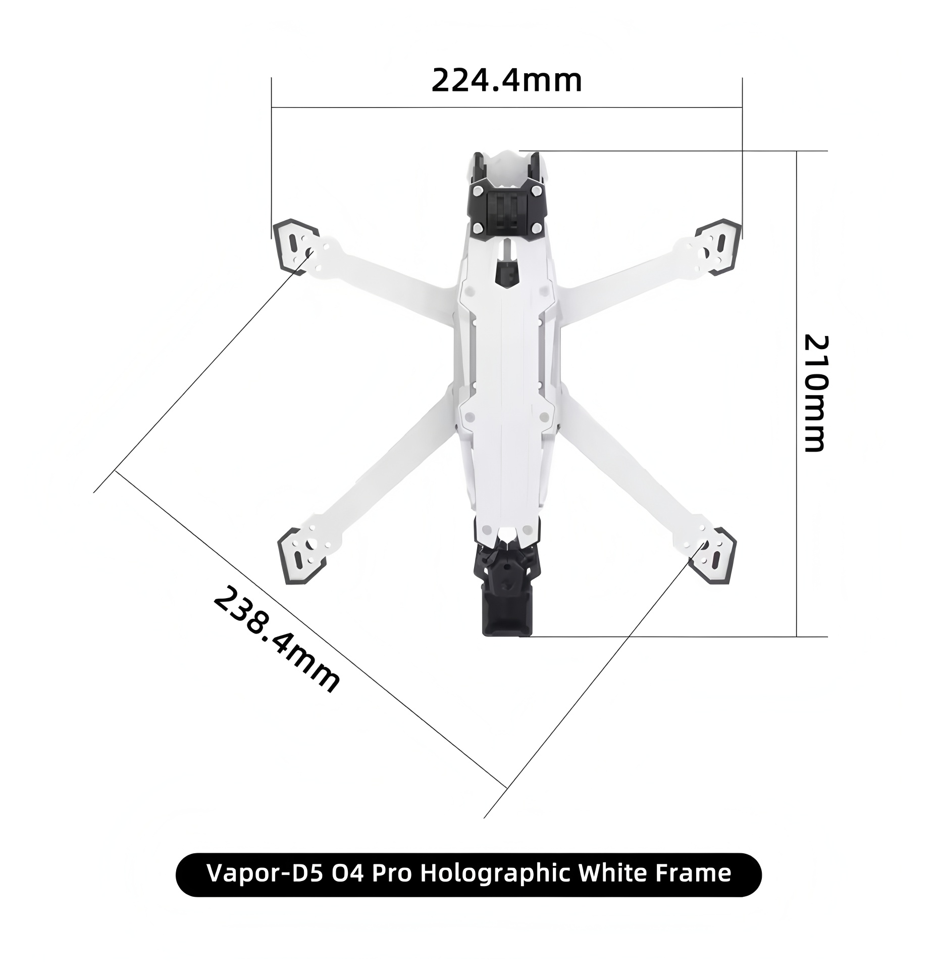 GEPRC Vapor D5/x5/x6 O4 Pro Fr - đánh giá và giá Quadcopter Frame
