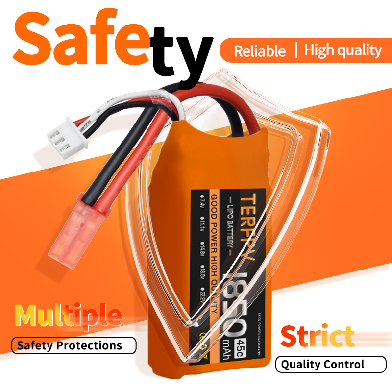 2/4PCS TERFPV 1850mAh 7.4V 45C - đánh giá và giá Drone Rc Truck