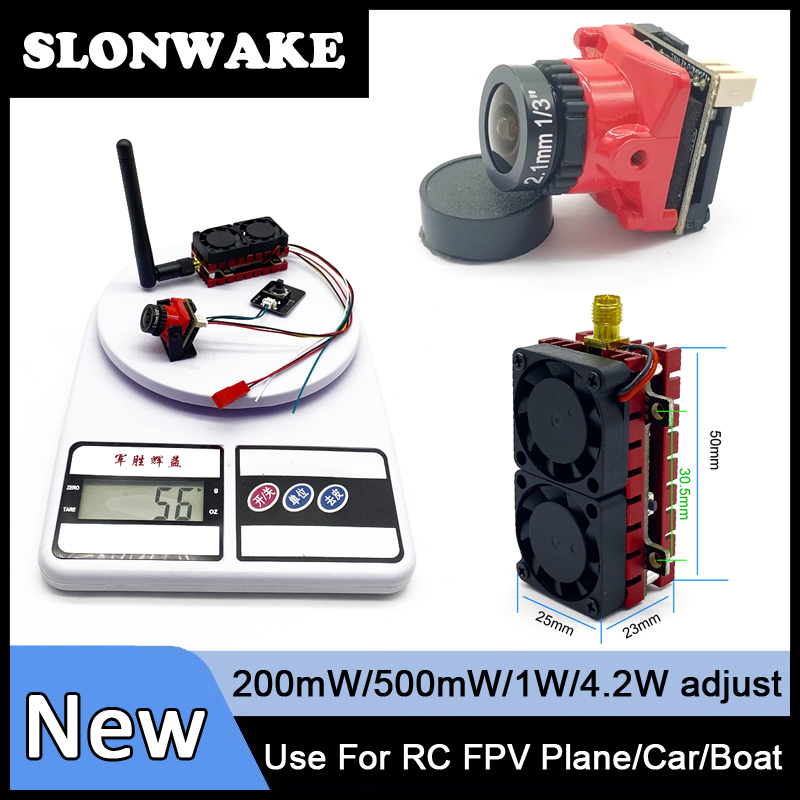 SLONWAKE 5.8G 48CH 4.2W VTX Tr - đánh giá và giá Vtx Video Transmitter