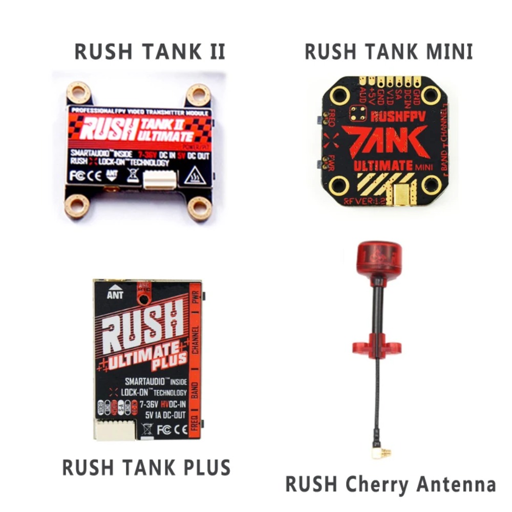 RUSH TANK Ultimate II/Mini/PLU - đánh giá và giá Vtx Video Transmitter