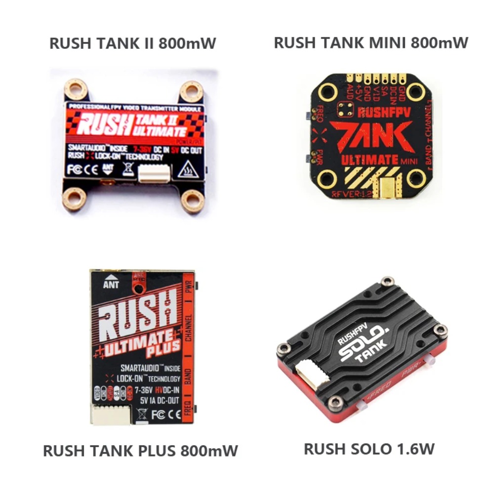 RUSH TANK Ultimate II/Mini/PLU - đánh giá và giá Vtx Video Transmitter