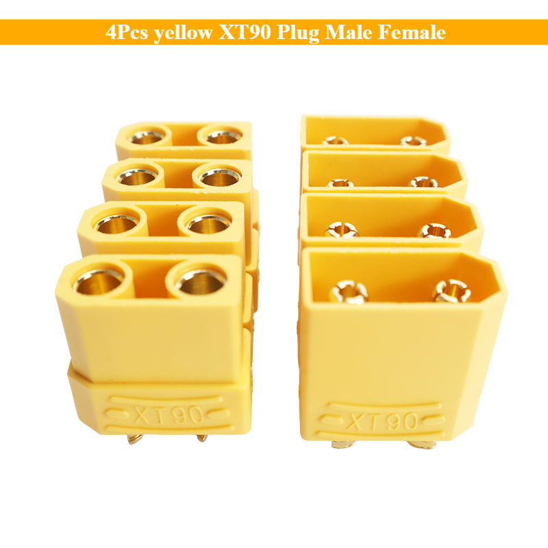4Pcs Yellow XT90 Plug Male Fem - đánh giá và giá Drone Rc Boat
