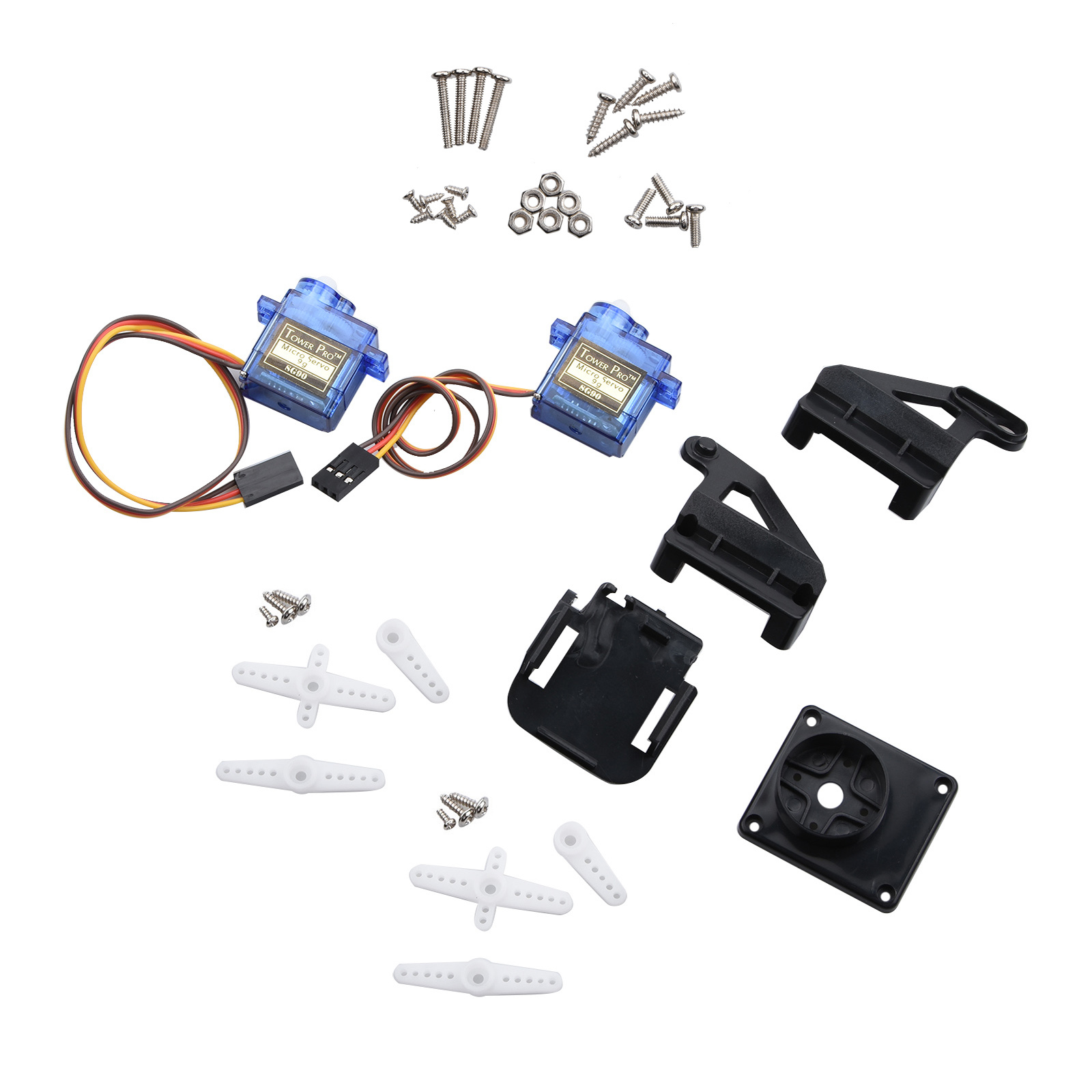 FPV Nylon Dual-Axis Servo Gimb - đánh giá và giá Quadcopter Frame